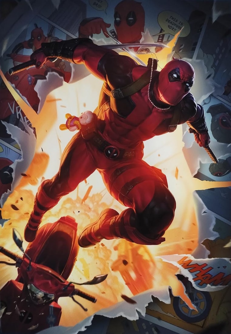 Nixell Cho, Deadpool, Marvel Comics Fine Art Print (1 of 2)
