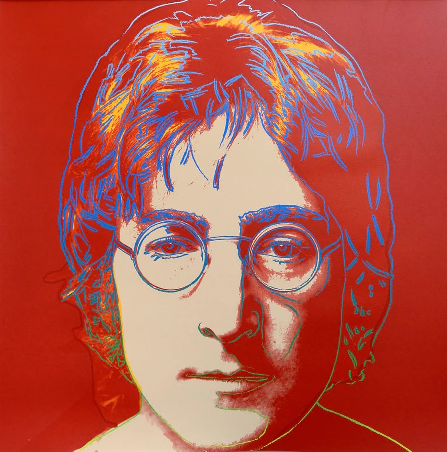 Andy Warhol, (After) John Lennon, 1986: Andy Warhol title; John Lennon, 1986 silkscreen, Printer's proof, not signed and not numbered Paper size: 36 x 36 inch Images size: 36 x 36 inch Condition: Artwork is in Very good condition Printed by