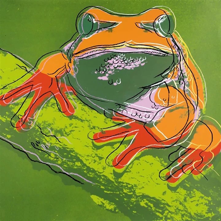 Andy Warhol (After), Endangered Species Portfolio Pine Barrens Tree Frog, FSIIB 294 (TRAIL PROOF), (1 of 1)