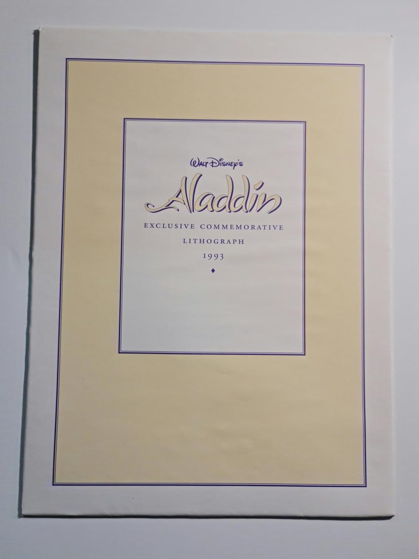 Disney's, Aladdin, Commemorative Lithograph - 3