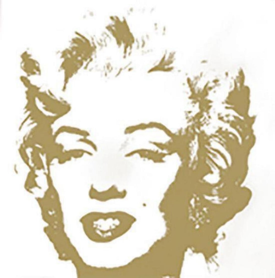 Andy Warhol, Golden Marilyn 11.41 Sunday B Morning: ARTIST- After Andy Warhol by Sunday B. Morning ITEM- Golden Marilyn II.41 TYPE- Screenprint SIZE- 36 x 36 Limited Edition Print Condition- Excellent