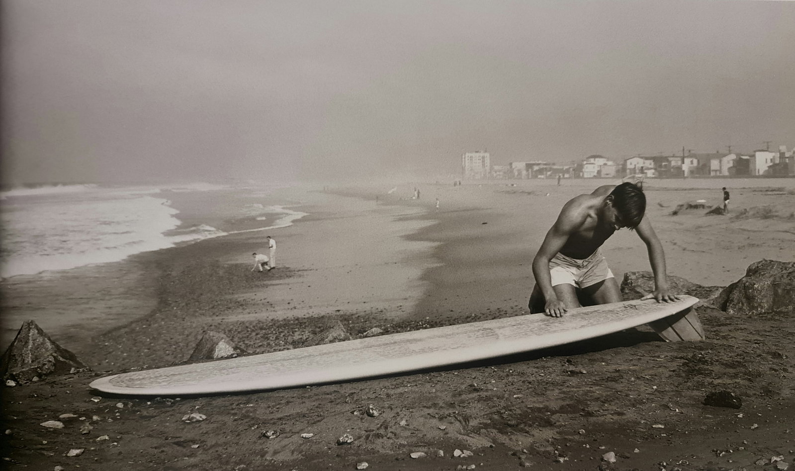 Leroy Grannis, Frank Grannis, Redondo Beach, Breakwater, 1964 (1 of 1)
