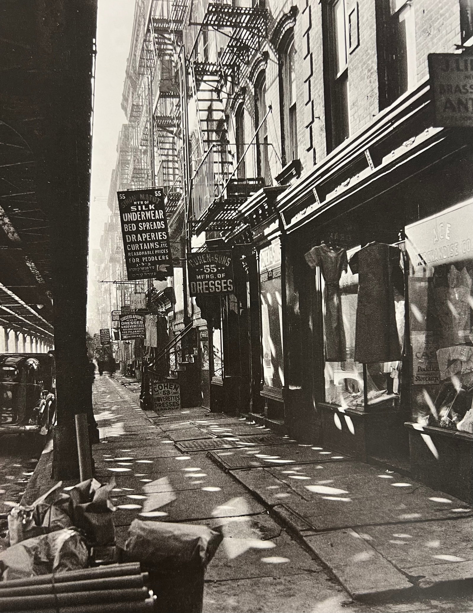 Berenice Abbott, Allen Street, Nos. 55-57, 1930s: Photographer: Berenice Alice Abbott was an American photographer best known for her portraits of between-the-wars 20th century cultural figures, New York City photographs of architecture and urban des