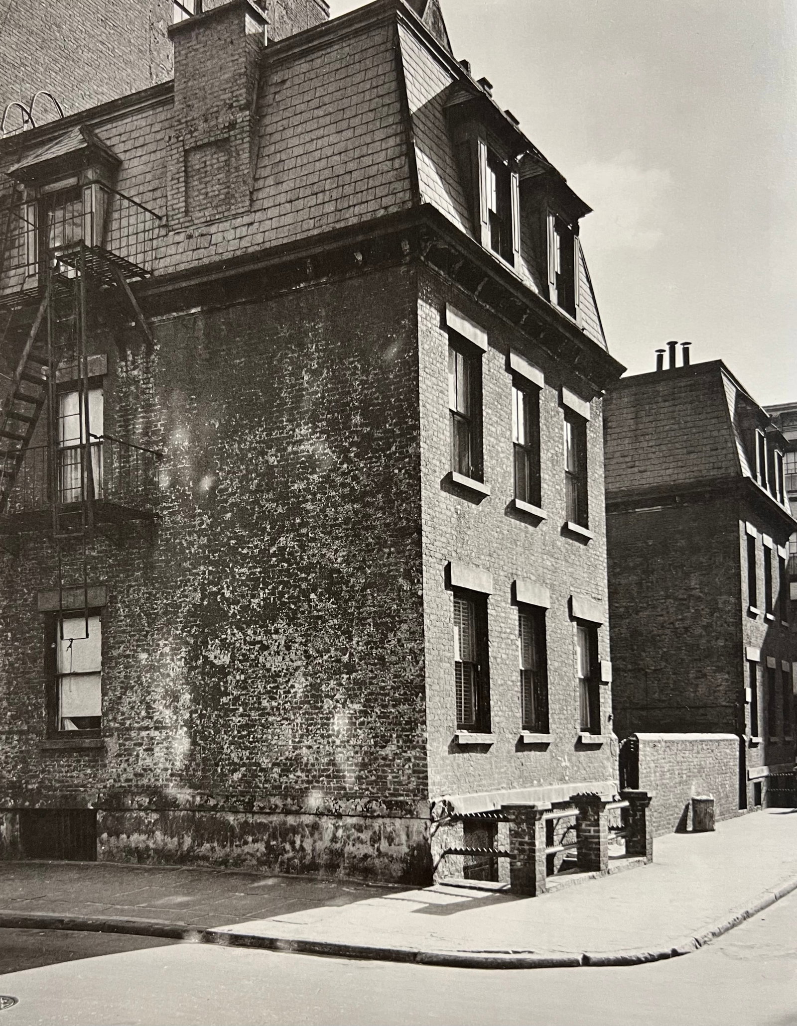 Berenice Abbott, Commerce Street, Nos. 39-41, 1930s: Photographer: Berenice Alice Abbott was an American photographer best known for her portraits of between-the-wars 20th century cultural figures, New York City photographs of architecture and urban des