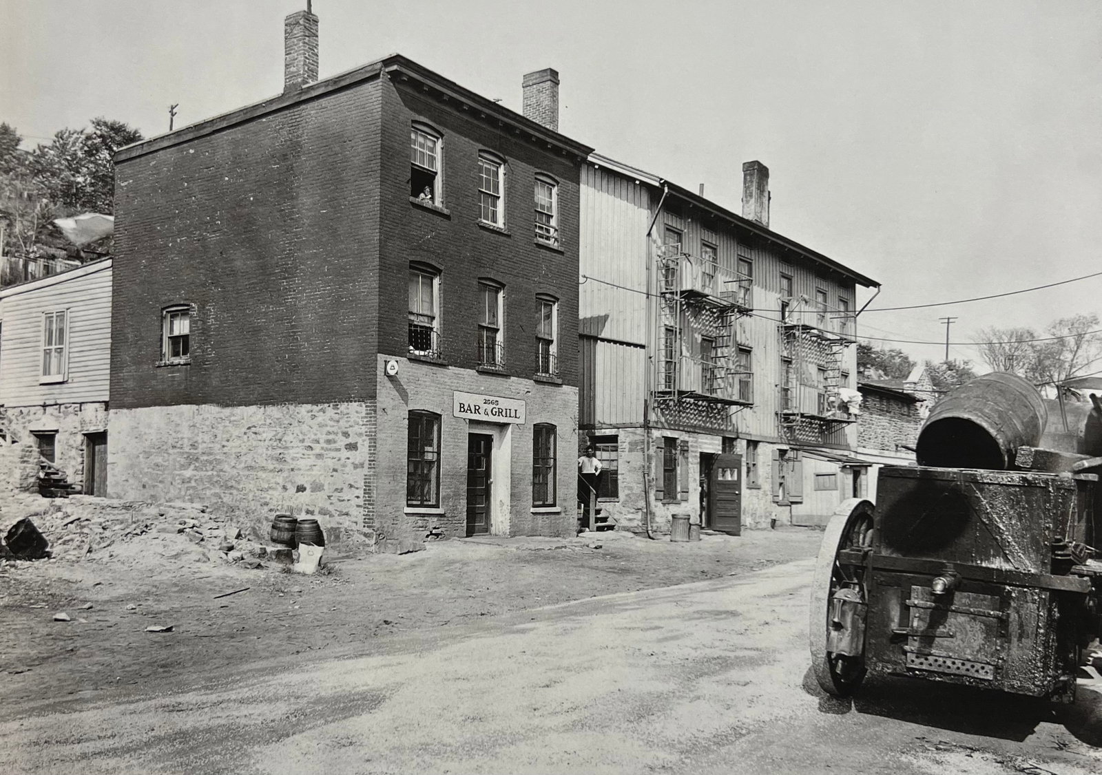 Berenice Abbott, Ewen Avenue, No. 2565, Spuyten Duyvil, 1930s: Photographer: Berenice Alice Abbott was an American photographer best known for her portraits of between-the-wars 20th century cultural figures, New York City photographs of architecture and urban des