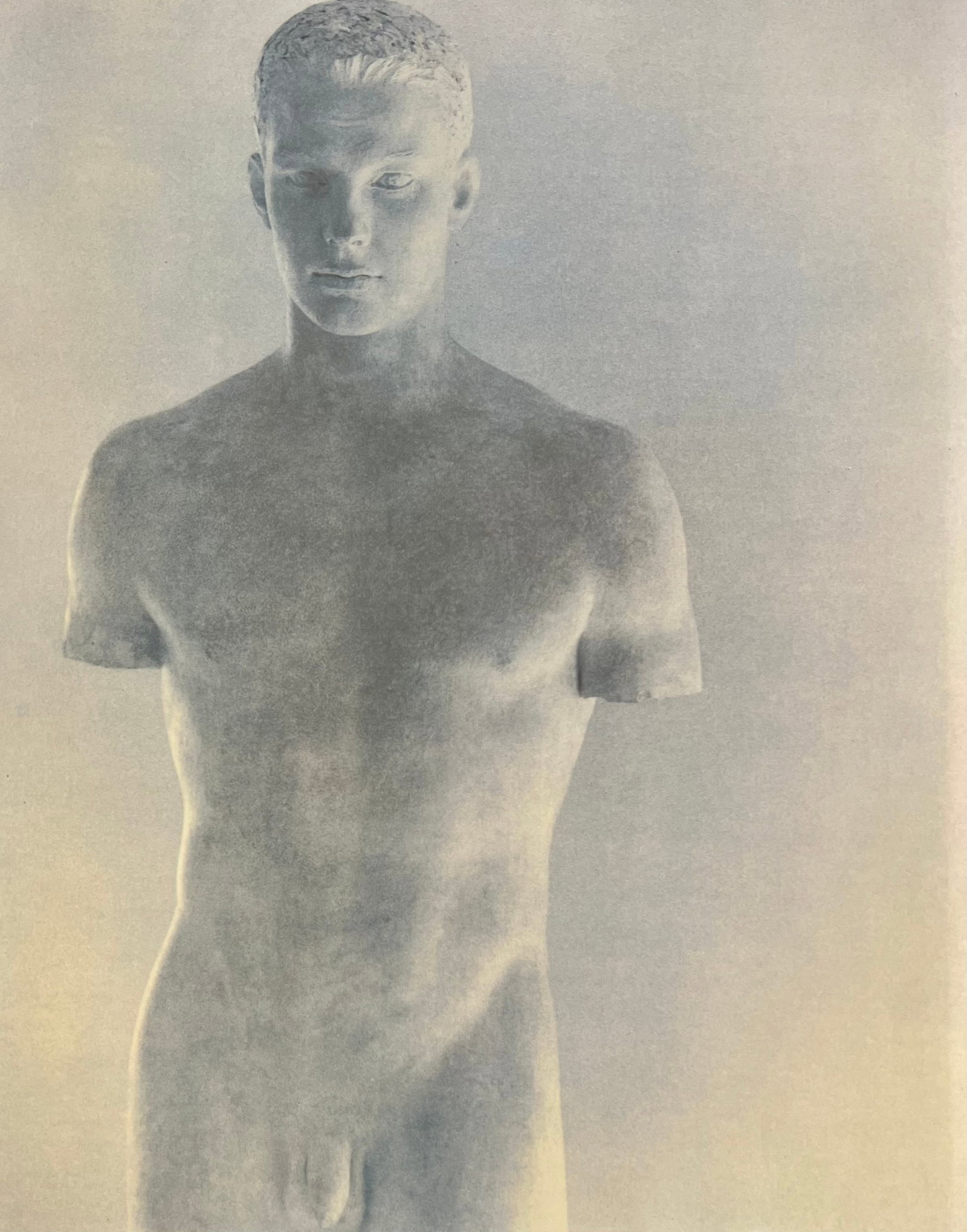 Bruce Weber, American Youth Sculpture by Cecil Howard, NYC: Photographer: Bruce Weber (American, b. 1946) - internationally renowned American fashion photographer best known for his racy, erotically charged imagery. Weber has shot the ad campaigns of Calvin Kl