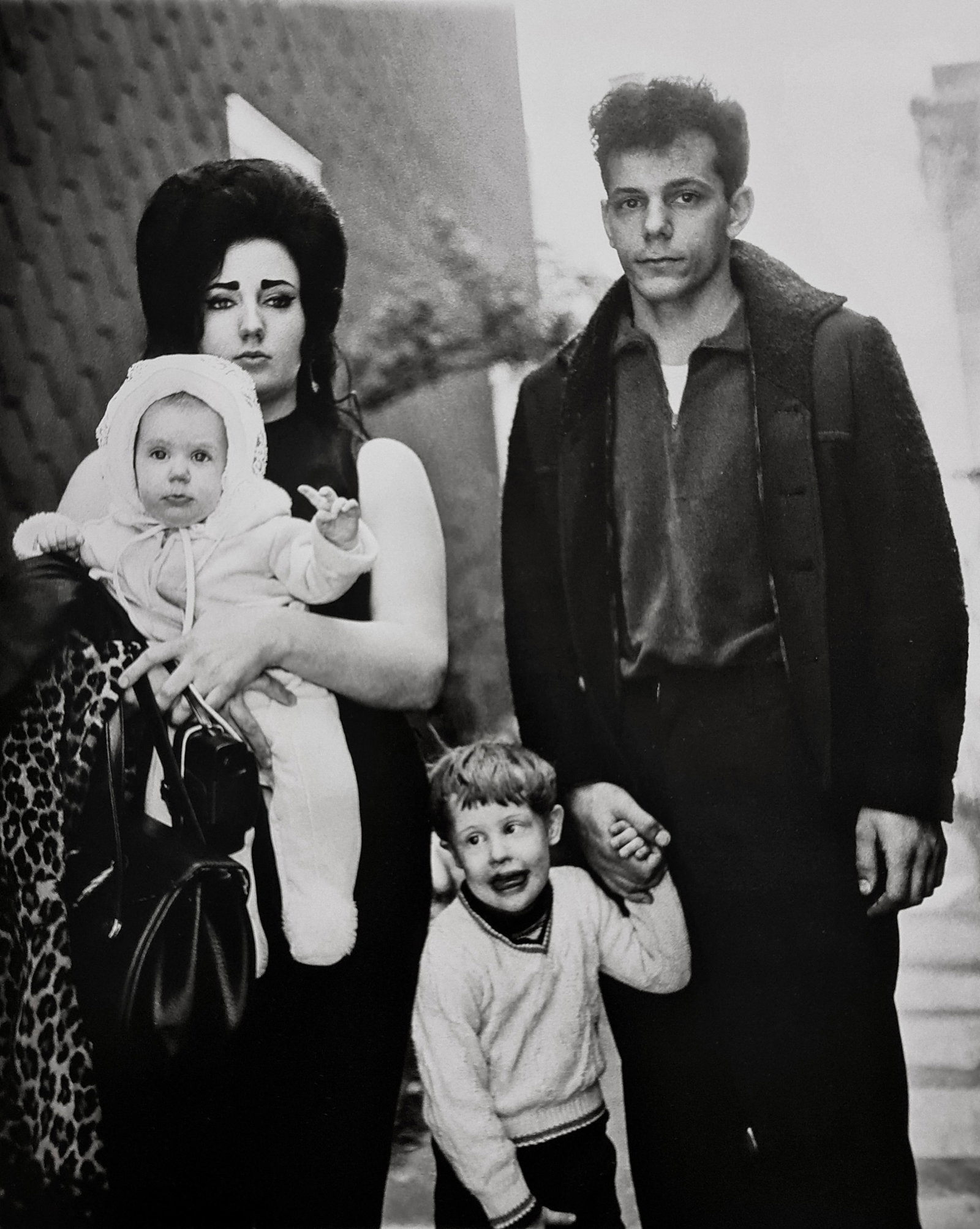 Diane Arbus, A young Brooklyn family going for a Sunday outin, N.Y.C., 1966: Photographer: Diane Arbus Born: March 14, 1923, New York, New York, United States. Died: July 26, 1971, Westbeth Artists Housing, New York, United States. Diane Arbus was an American photographer. Arb