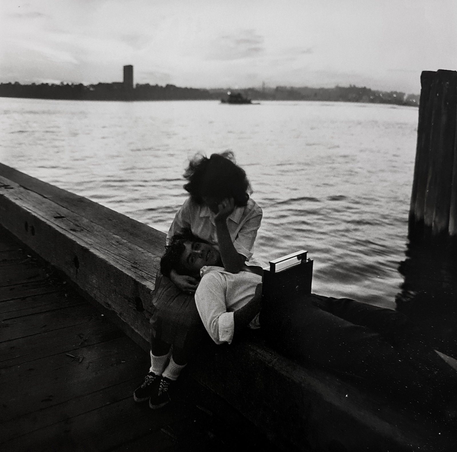 Diane Arbus, Couple on a pier, N.Y.C., 1963: Photographer: Diane Arbus Born: March 14, 1923, New York, New York, United States. Died: July 26, 1971, Westbeth Artists Housing, New York, United States. Diane Arbus was an American photographer. Arb