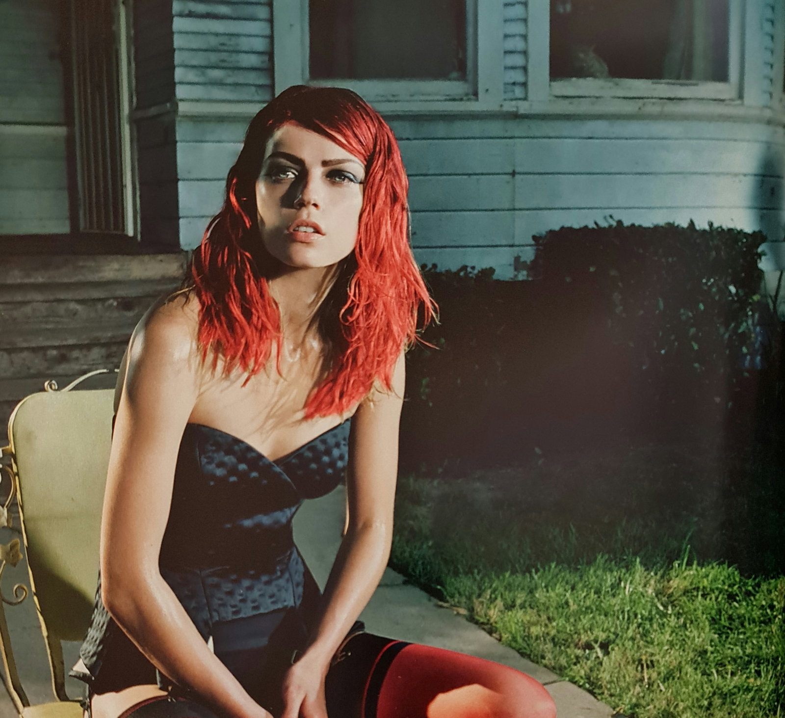 Jacques Olivar, Devil's Mansion, Venice, California, 2009: Photographer: Jacques Olivar, born in Casablanca in 1941, was an advertising photographer and movie director before embracing fashion photography. Visual seduction and cinematic sensibility are keys t