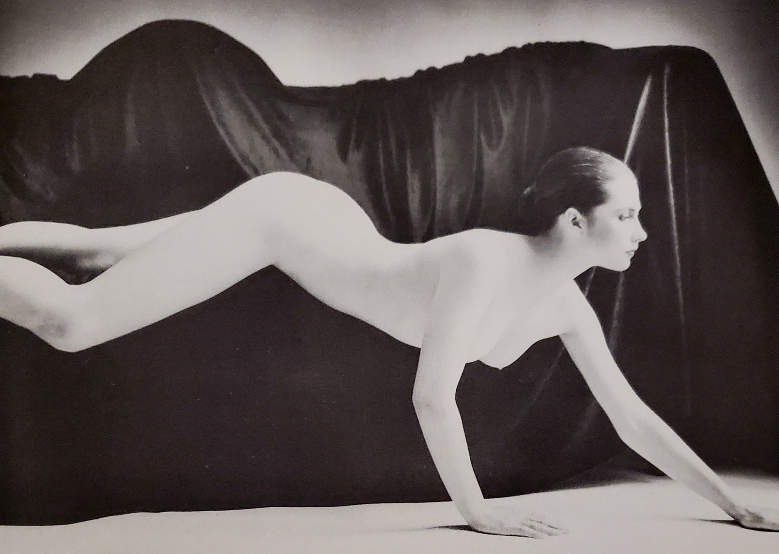 John Swannell, Balance, 1980's: Photographer: John Swannell was born in 1946. After leaving school at 16, he worked first as an assistant at Vogue Studios and then assisted David Bailey for four years before setting up his own studi