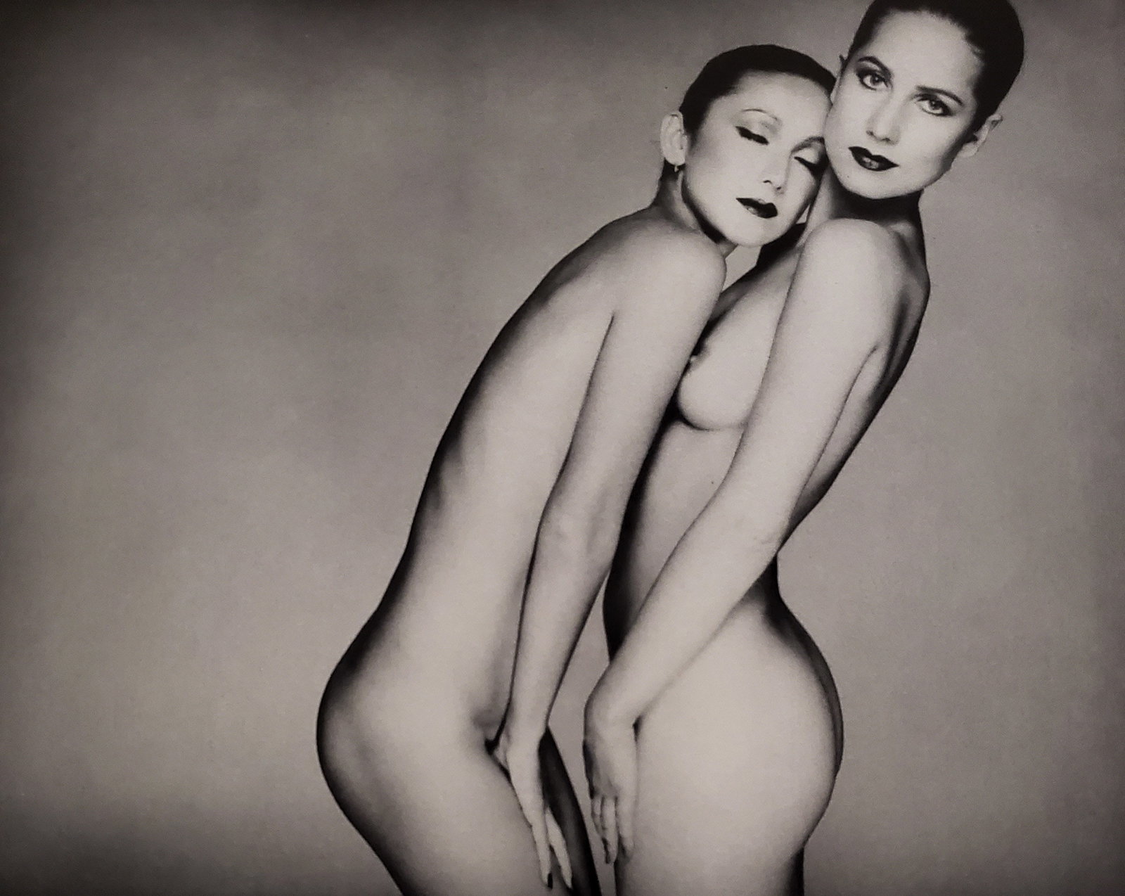 John Swannell, Come Closer, 1980's: Photographer: John Swannell was born in 1946. After leaving school at 16, he worked first as an assistant at Vogue Studios and then assisted David Bailey for four years before setting up his own