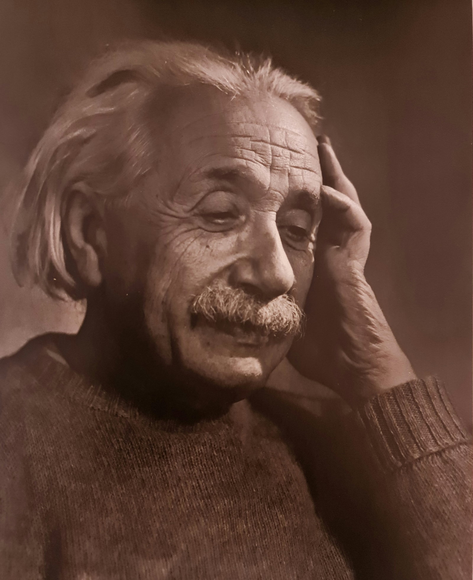 Yousef Karsh, Albert Einstein, 1948: Photographer: Yousuf Karsh(1908-2002) was an Armenian-Canadian portrait photographer, considered one of the greatest portrait photographers of the 20th century. His recognizable portraits include