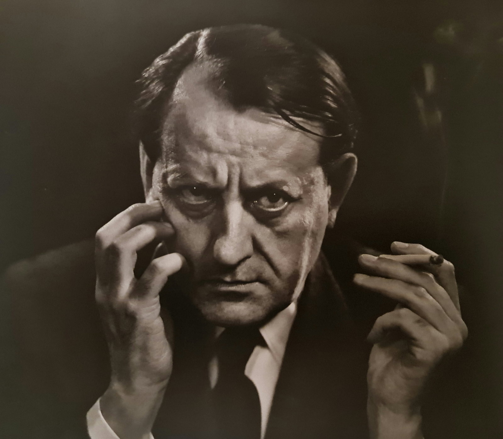 Yousef Karsh, Andre Malraux, 1954: Photographer: Yousuf Karsh(1908-2002) was an Armenian-Canadian portrait photographer, considered one of the greatest portrait photographers of the 20th century. His recognizable portraits include