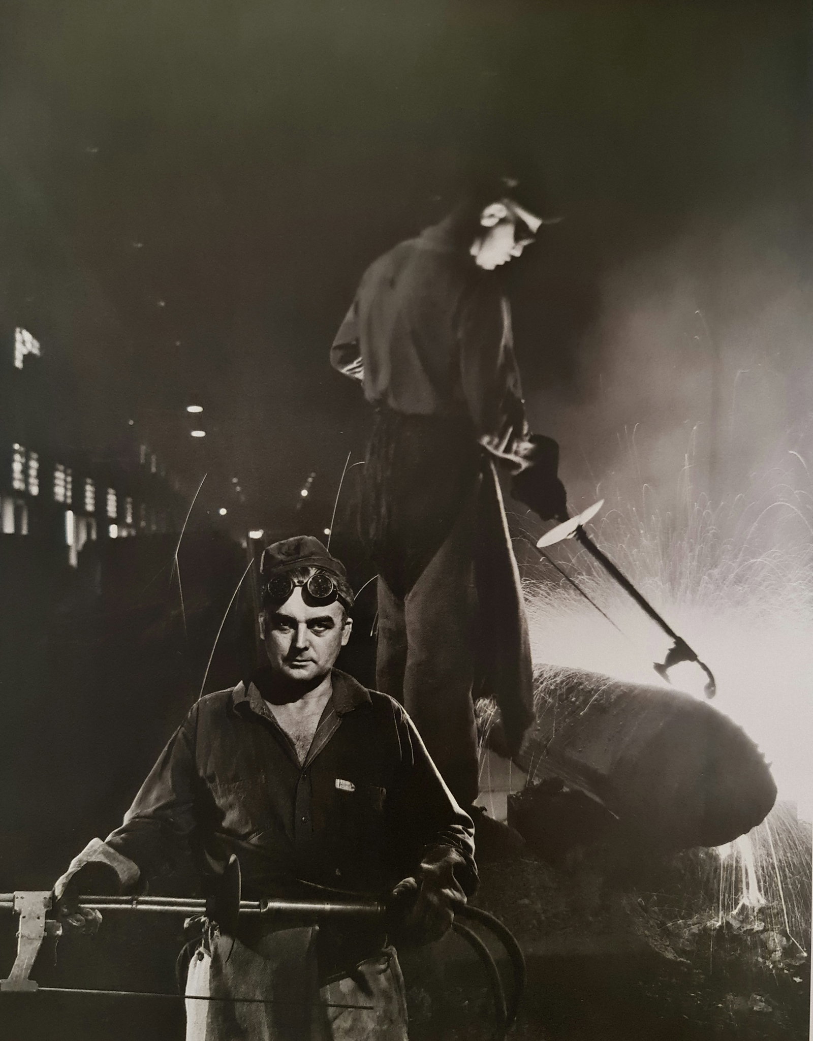Yousef Karsh, Atlas Steel, 1950: Photographer: Yousuf Karsh(1908-2002) was an Armenian-Canadian portrait photographer, considered one of the greatest portrait photographers of the 20th century. His recognizable portraits include icon