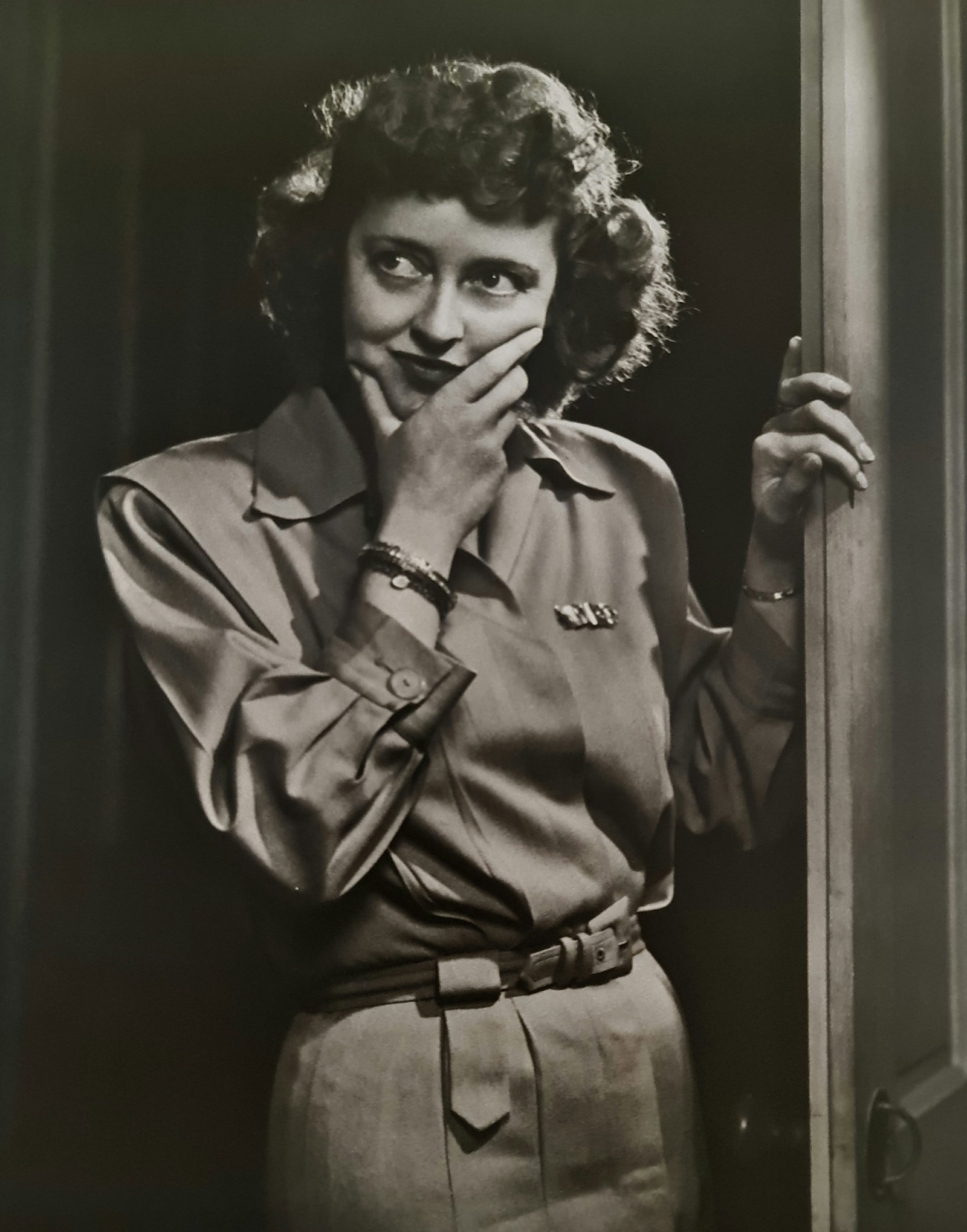 Yousef Karsh, Berre Davis, 1946: Photographer: Yousuf Karsh(1908-2002) was an Armenian-Canadian portrait photographer, considered one of the greatest portrait photographers of the 20th century. His recognizable portraits include icon