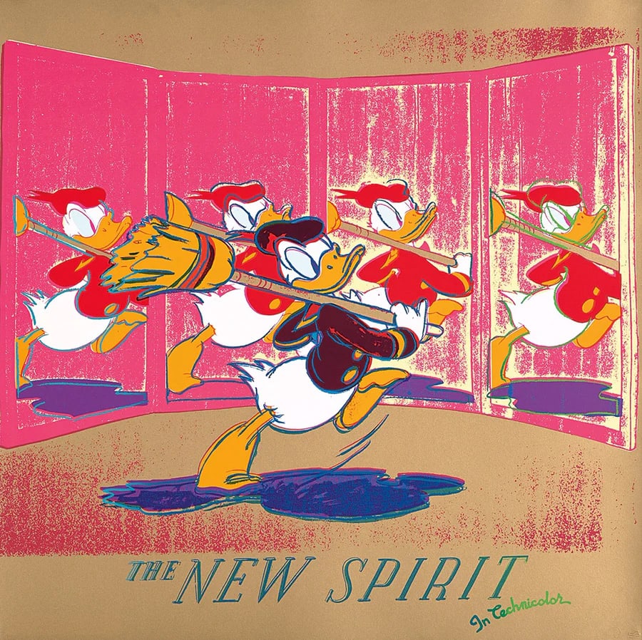 Andy Warhol, (After) The New Spirit (Donald Duck) F&S II.357 from Ads Portfolio, 1985 (1 of 1)