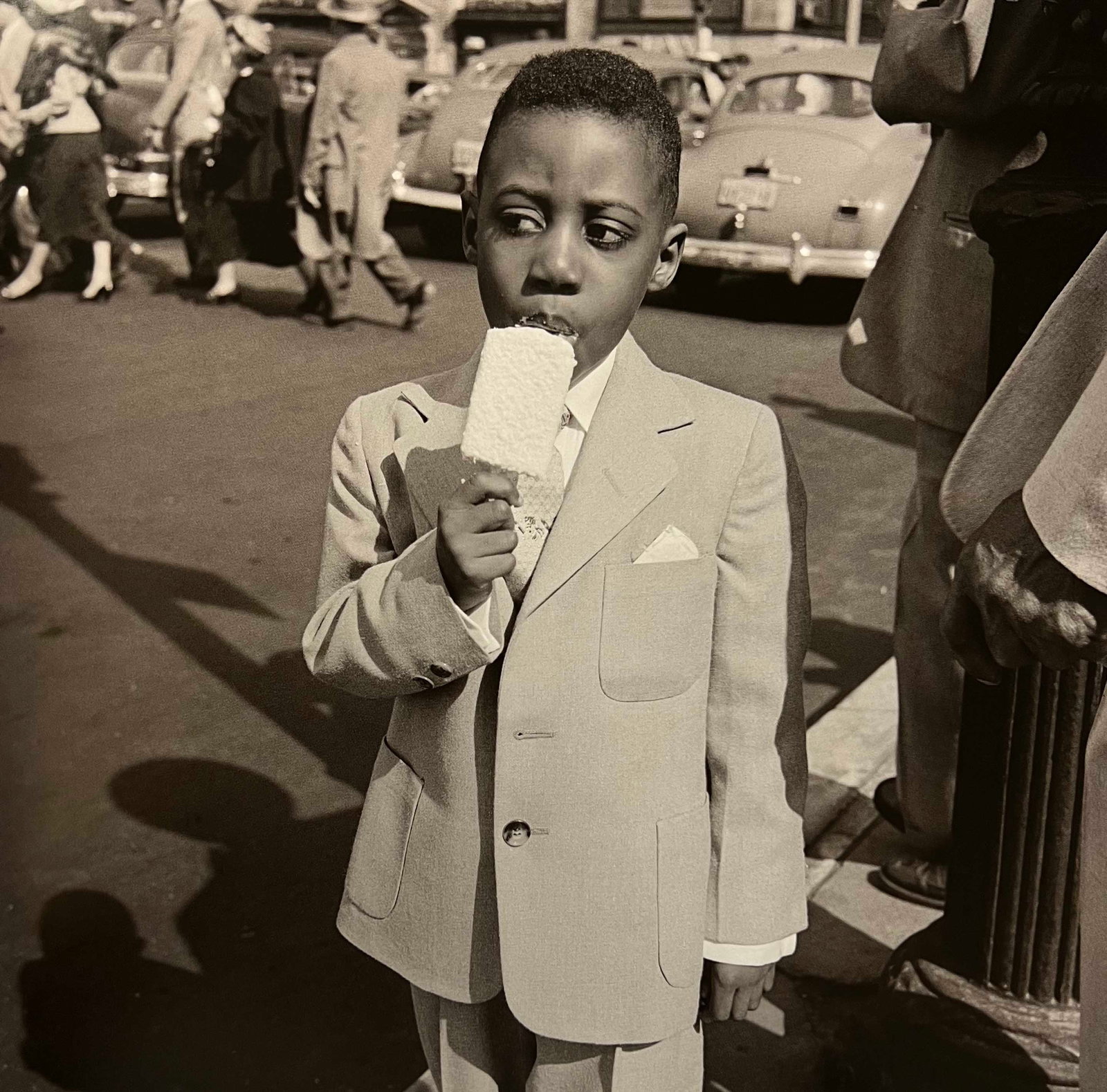 Vivian Maier, New York, April 10, 1955: Photographer: Vivian Dorothy Maier, (1926-2009) was an American street photographer whose work was discovered and recognized after her death. She worked for about 40 years as a nanny, mostly in Chicag