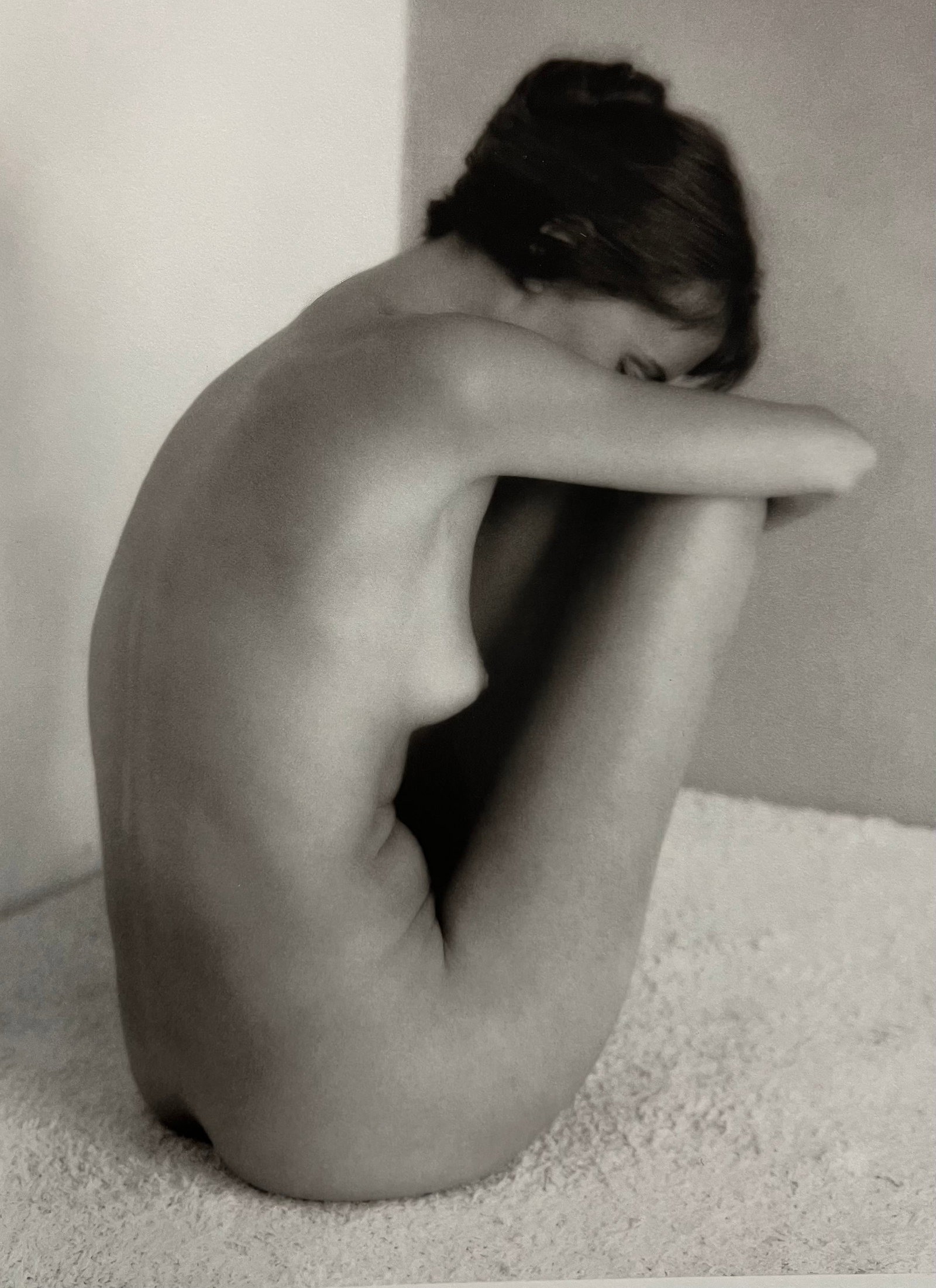 Ruth Bernhard, Oval Nude, 1962: Ruth Bernhard (1905-2006) was the daughter of Lucien Bernhard, a graphic designer known as "the father of the German poster." After studying for two years at the Berlin Academy of Art, she came to