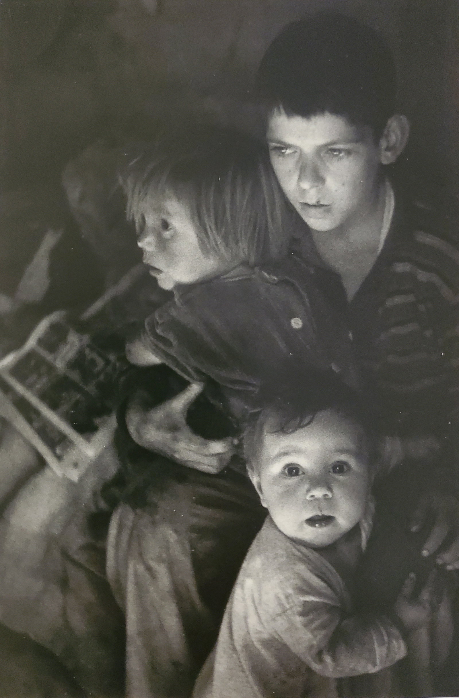 Ansel Adams, Trailer Camp Children, Richmond, California, 1944: Photographer: Ansel Adams (American, 1902 - 1984) - Internationally renowned American photographer. One of the most influential artists in photographic history. Title: "Trailer Camp Children, Richmond