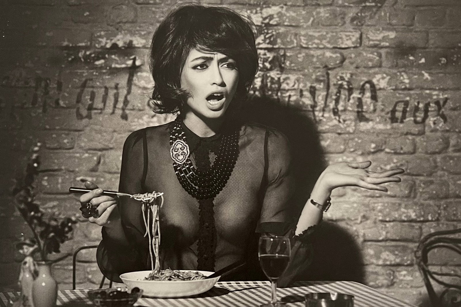 Marc Lagrange, Spaghetti Al Dente, 2000's: Photographer: Marc Lagrange was a Belgian photographer known for his nude portraits of female figures. Lagrange created dream-like and fantastical narrative pictures populated by beautiful nudes that 