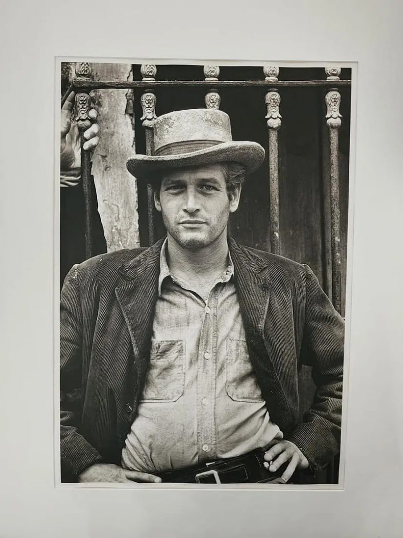 Lawrence Schiller, Paul Newman Portrait As Butch Cassidy, Mexico, 1968, Platinum Print: Lawrence Schiller Title: Paul Newman Portrait as Butch Cassidy, Mexico Platinum print Date of negative: 1968 Date of print: 2011 Size: 24 X 20 inches Edition: 3/15 (Very rare edition) Signed, numbered