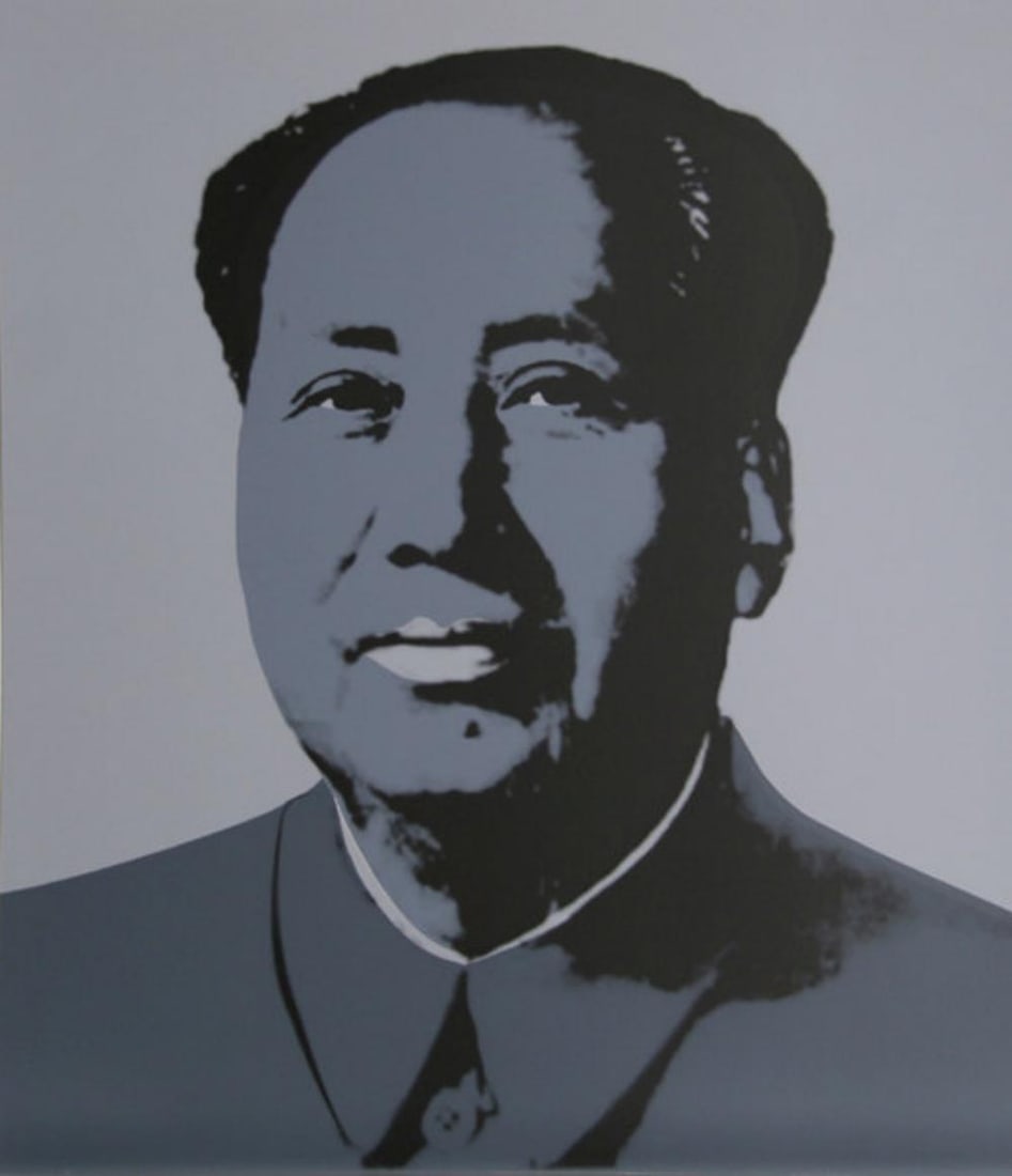 Andy Warhol, Mao Grey Serigraph, Sunday B. Morning (1 of 1)