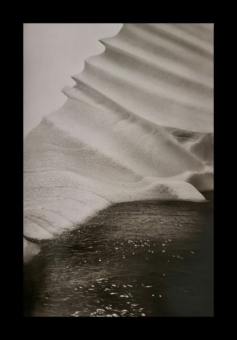 Sebastian Salgado, An iceberg close to Foyn Harbor and Enterprise Island, Antarctic Peninsula, 2005: Photographer: Sebastiao Ribeiro Salgado Junior is a Brazilian social documentary photographer and photojournalist. He has traveled to over 120 countries for his photographic projects. Most of these ha