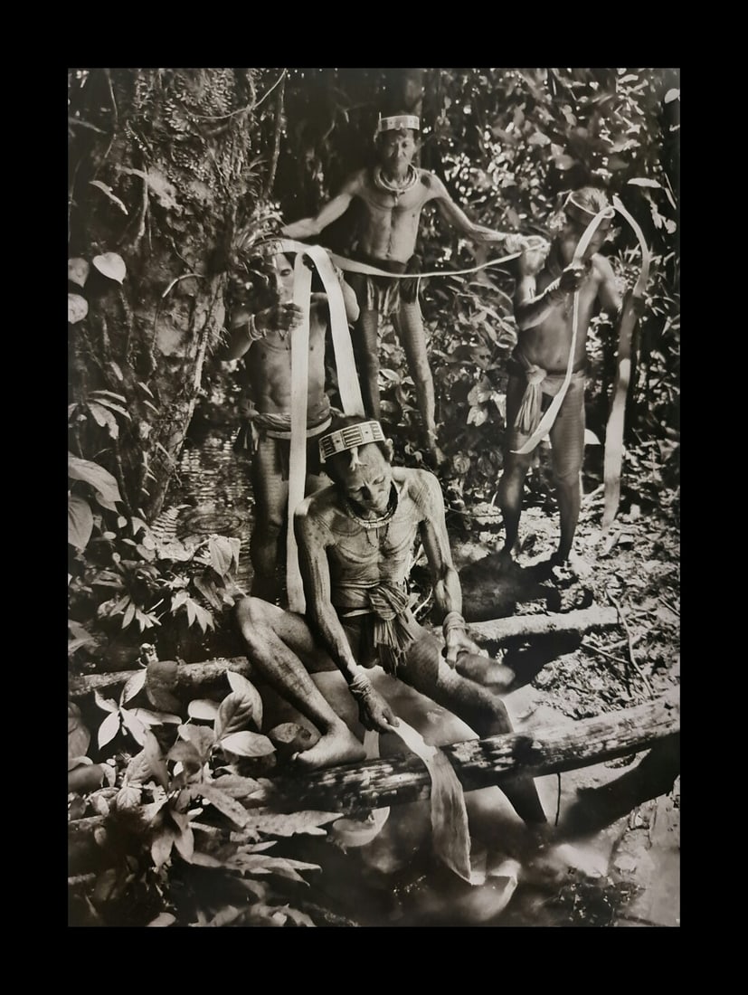 Sebastian Salgado, Baiko bark being prepared for clothing, West Sumatram, Indonesia, 2008: Photographer: Sebastiao Ribeiro Salgado Junior is a Brazilian social documentary photographer and photojournalist. He has traveled to over 120 countries for his photographic projects. Most of these ha