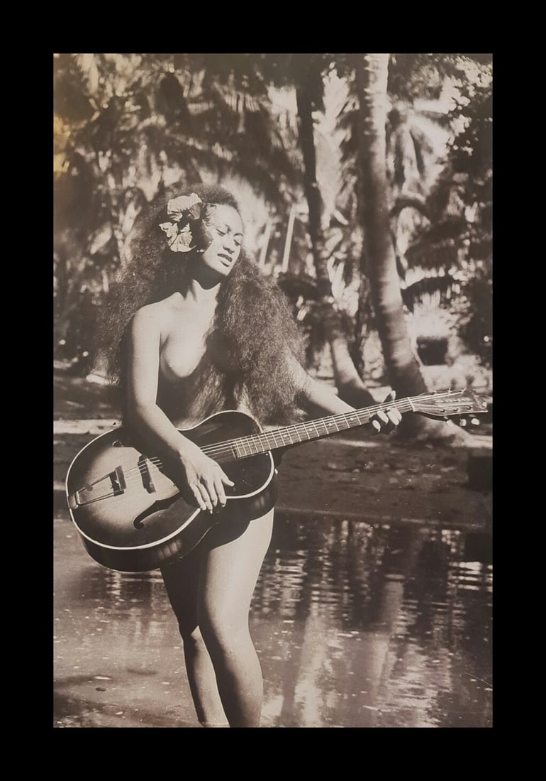 Adolphe Sylvain, Untitled, 1946: Photographer: Adolphe Sylvain - 1920-1991, was a French-Tahitian photographer, best known for his black-and-white photographs of Tahiti and Tahitian models. Subject/Title: Tahiti Date Of Negative: 194