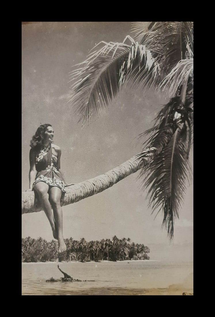 Adolphe Sylvain, Untitled, 1946: Photographer: Adolphe Sylvain - 1920-1991, was a French-Tahitian photographer, best known for his black-and-white photographs of Tahiti and Tahitian models. Subject/Title: Tahiti Date Of Negative: 194