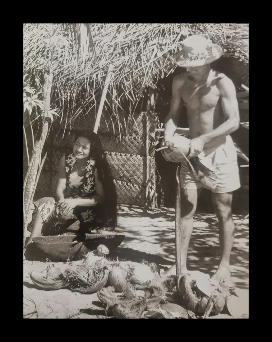 Adolphe Sylvain, Untitled, 1946: Photographer: Adolphe Sylvain - 1920-1991, was a French-Tahitian photographer, best known for his black-and-white photographs of Tahiti and Tahitian models. Subject/Title: Tahiti Date Of Negative: 194