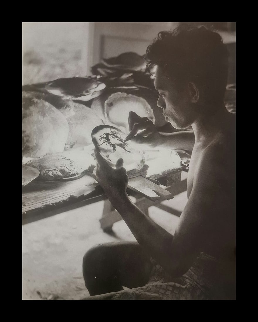 Adolphe Sylvain, Untitled, 1946: Photographer: Adolphe Sylvain - 1920-1991, was a French-Tahitian photographer, best known for his black-and-white photographs of Tahiti and Tahitian models. Subject/Title: Tahiti Date Of Negative: 194