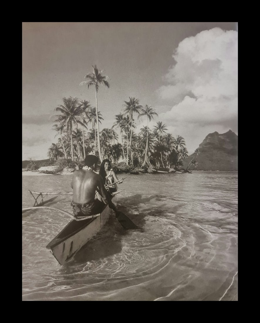 Adolphe Sylvain, Untitled, 1946: Photographer: Adolphe Sylvain - 1920-1991, was a French-Tahitian photographer, best known for his black-and-white photographs of Tahiti and Tahitian models. Subject/Title: Tahiti Date Of Negative: 194