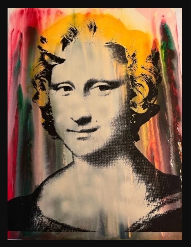Mr. Brainwash, 'Mona Lisa', Hand-Signed Original Mixed Media, 2010 (1 of 1)