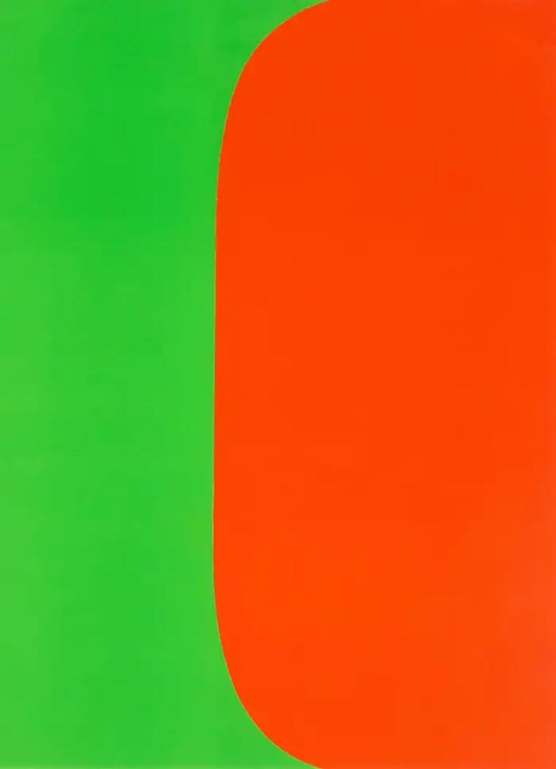 Ellsworth Kelly - Composition (Axsom No. I-C), 1964 Lithograph: Artist: Ellsworth KellyTitle: Composition (Axsom No. I-C)Year: 1964Dimensions: 15in. by 11in.Mount Board Size Inches: 20 x 16 inchesMount Board Color: White/BlackPrint Border: No - full bleed print.Ve