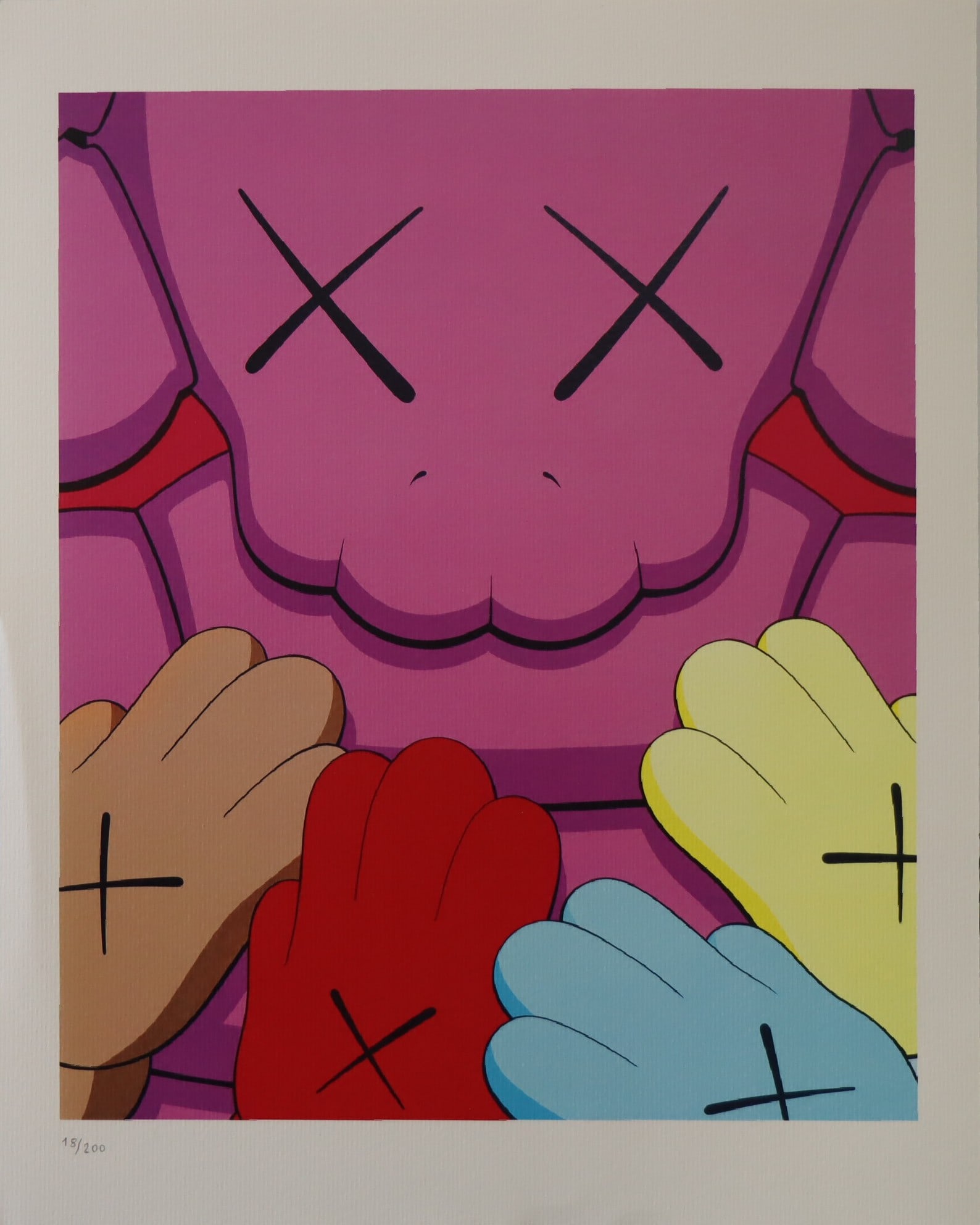 Kaws, Urge, Limited Run Facsimile Lithograph, 2021: Kaws, Urge, Limited Run Facsimile Lithograph, 2021