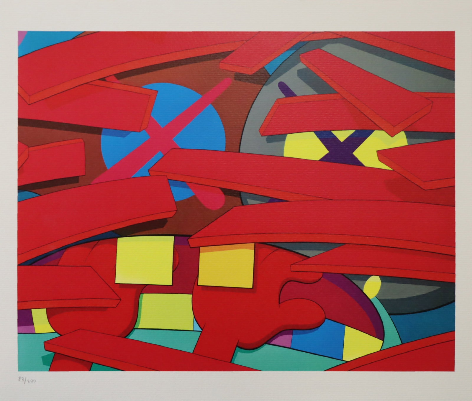 Kaws, Will it Happen', Limited Run Facsimile Lithograph, 2021: Kaws, Will it Happen', Limited Run Facsimile Lithograph, 2021