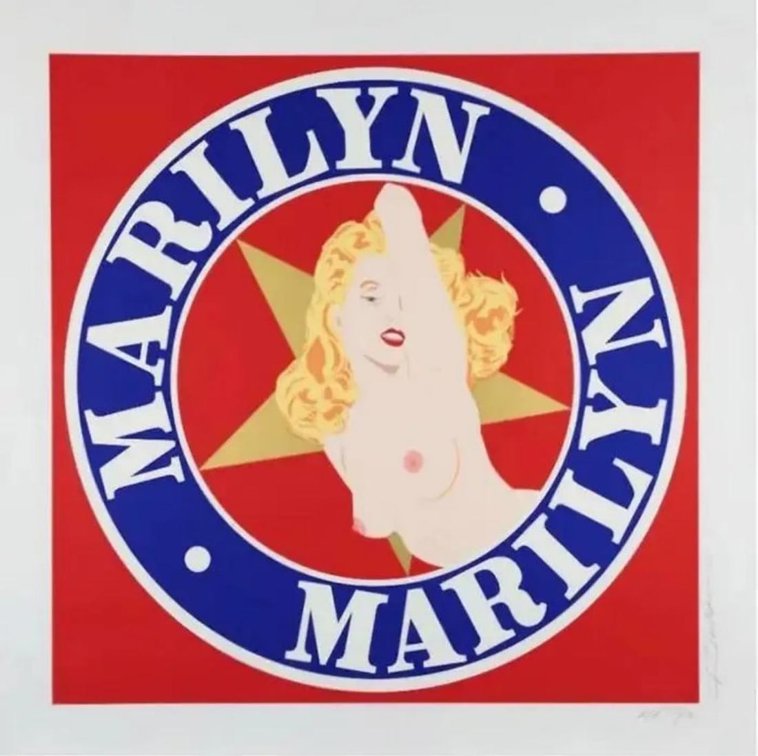 Robert Indiana, 'Marylin Monroe', Artist Proof Screen Print, 2008: Robert Indiana Marylin, 2008 Screenprint in colors on wove paper 40,0 x 32,5 in (101.6 x 82.6 cm) Edition: AP 3/12 Signed, Editioned, and dated in pencil, lower right PROVENANCE: The Artist's estate, 