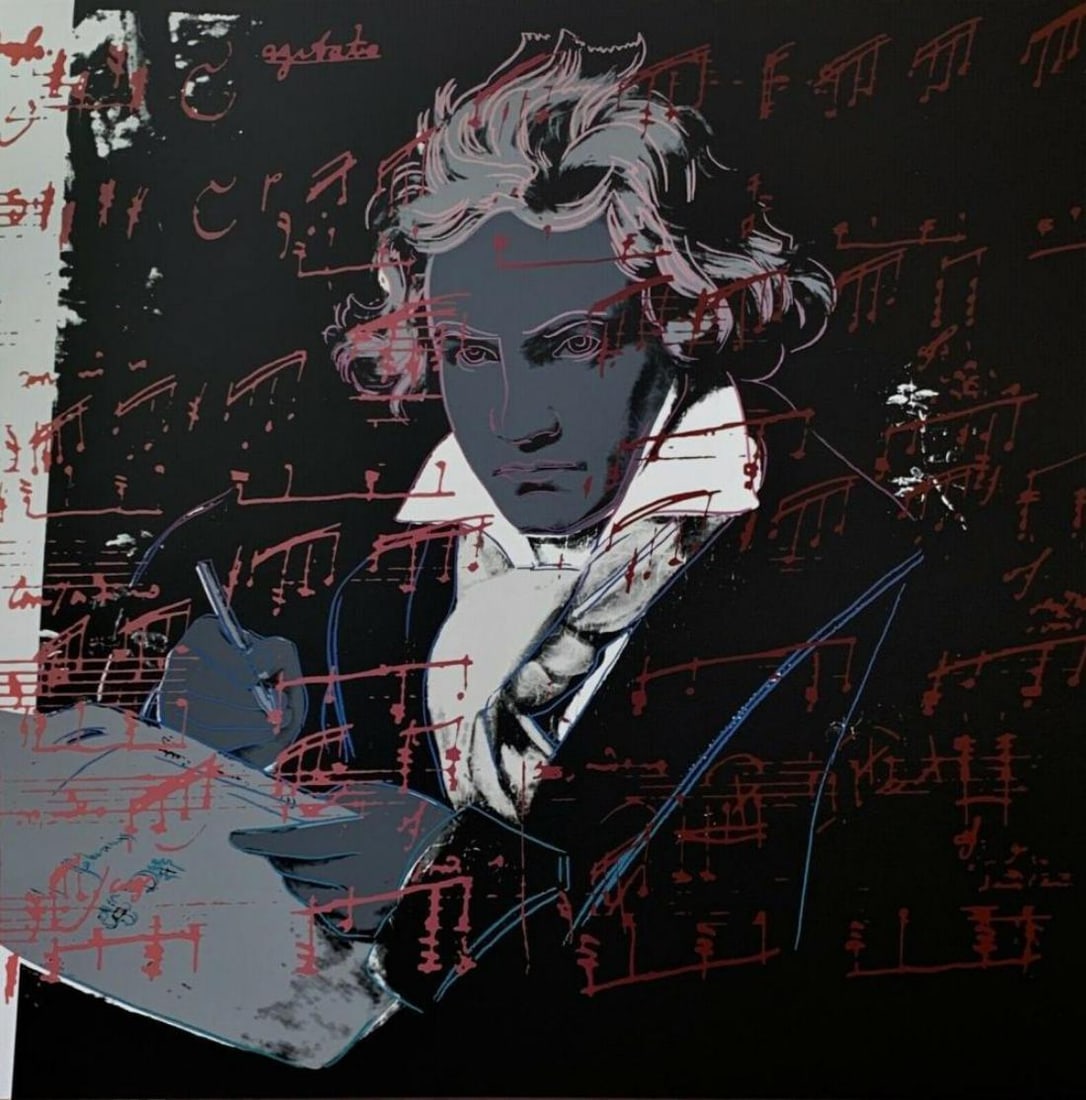 Andy Warhol, Beethoven 391 Sunday B Morning Le Serigraph: Original Limited Edition Silkscreen on 100% Acid Free Archival Museum Board 2020 Edition Size: 3000 Paper Size: 38.5 x 38.5 Unsigned. Published by Sunday B. Morning. Excellent Condition: never framed 