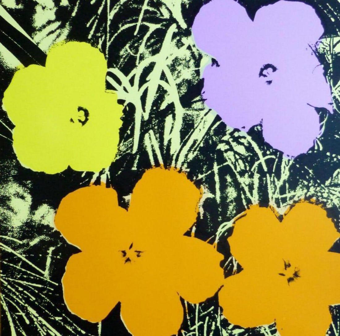 Andy Warhol, Flowers 11.67 Serigraph Sunday B. Morning: Artist: Andy Warhol Title: Flowers (Sunday B. Morning) Size: 36" X 36" Verso: Fill in your own signature and, published by Sunday B. Morning stamps Technique: serigraph Paper: Museums board Marking: s