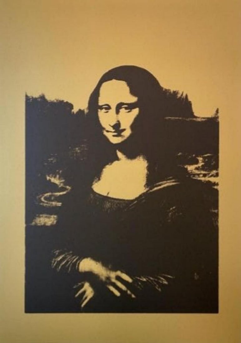 Andy Warhol, Da Vinci Mona Lisa Sunday B Morning B & G: Original Limited Edition Silkscreen on Premium Vellum Edition Size: 2500 Paper Size: 25 x 35 Unsigned. Published by Sunday B. Morning. Excellent Condition; never framed or matted. Publishers included.