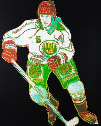 Andy Warhol (After), Frolunda Hockey Player, 1986, FSII 366 (1 of 1)