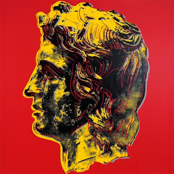 Andy Warhol, (After) Alexander the Great, FSII 292, 1982: Andy Warhol Alexander the Great, FSII 292, 1982 Silkscreen, not signed and numbered, Paper size 39.1/4 x 39.1/4 inches ( 99.6 x 99.6 cm) Images size 39.1/4 x 39.1/4 inches ( 99.6 x 99.6 cm) Condition: