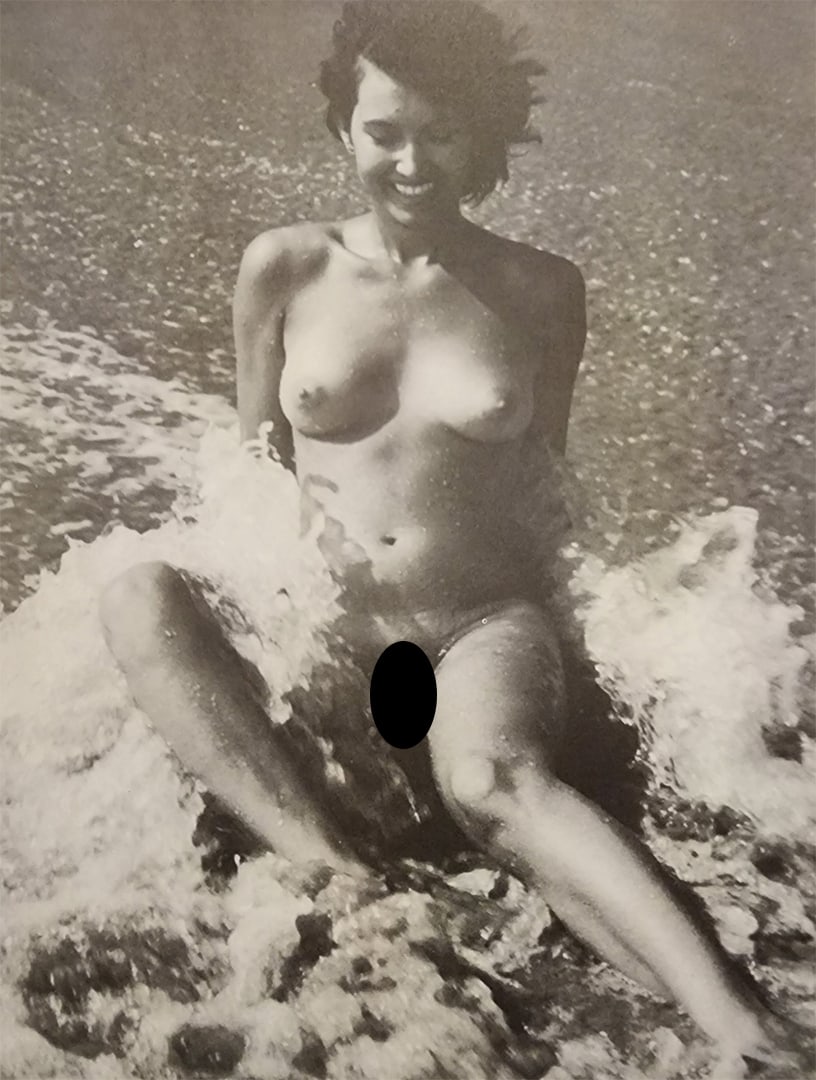 Andre De Dienes, Sun Warmed Nudes, 1965: Artist/Photographer: Andre de Dienes Title/Subject: Sun Warmed Nudes Type: Photogravure/Heliogravure. Date Of Print: 1965 Paper: Medium weight, satin/matte finish. Print Origin: USA Approximate Image 