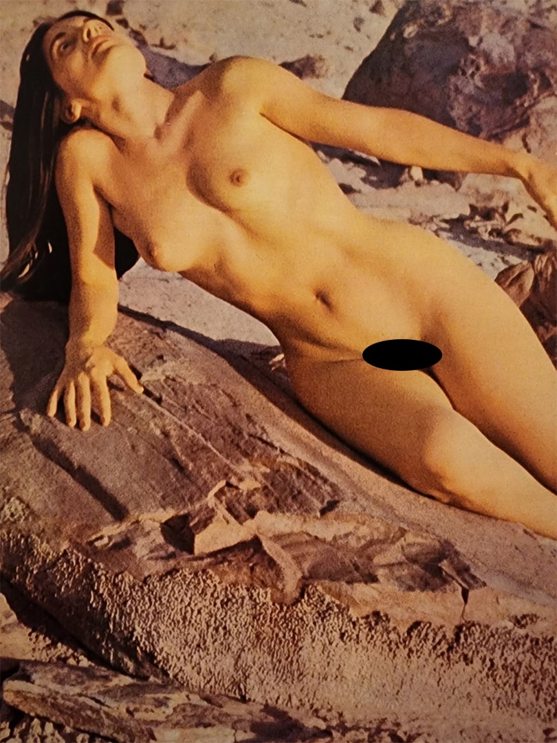 Andre De Dienes, Sun Warmed Nudes, 1965: Artist/Photographer: Andre de Dienes Title/Subject: Sun Warmed Nudes Type: Photogravure/Heliogravure. Date Of Print: 1965 Paper: Medium weight, satin/matte finish. Print Origin: USA Approximate Image 