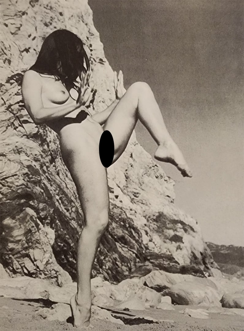 Andre De Dienes, Sun Warmed Nudes, 1965: Artist/Photographer: Andre de Dienes Title/Subject: Sun Warmed Nudes Type: Photogravure/Heliogravure. Date Of Print: 1965 Paper: Medium weight, satin/matte finish. Print Origin: USA Approximate Image 