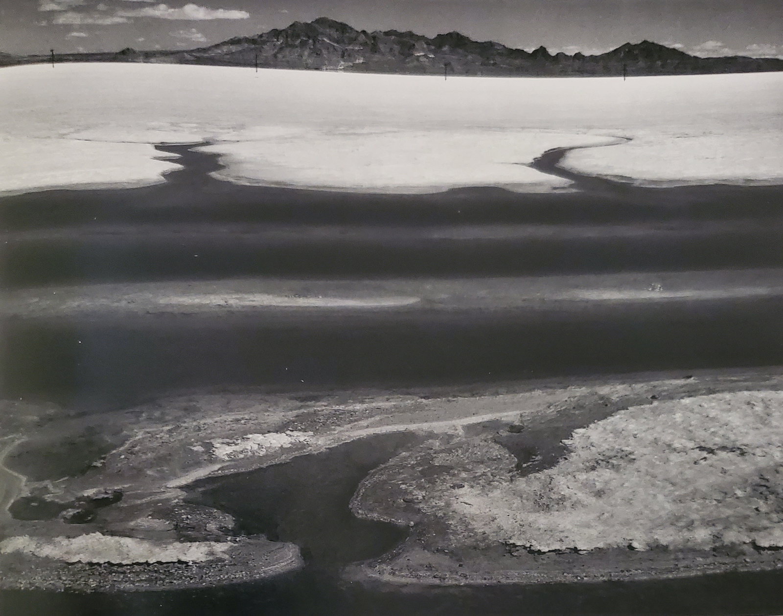 Ansel Adams, Salt Flats, Near Wendover, Utah, C. 1941: Photographer: Ansel Adams (American, 1902 - 1984) - Internationally renowned American photographer. One of the most influential artists in photographic history. Title: "Salt Flats, Near Wendover, Utah