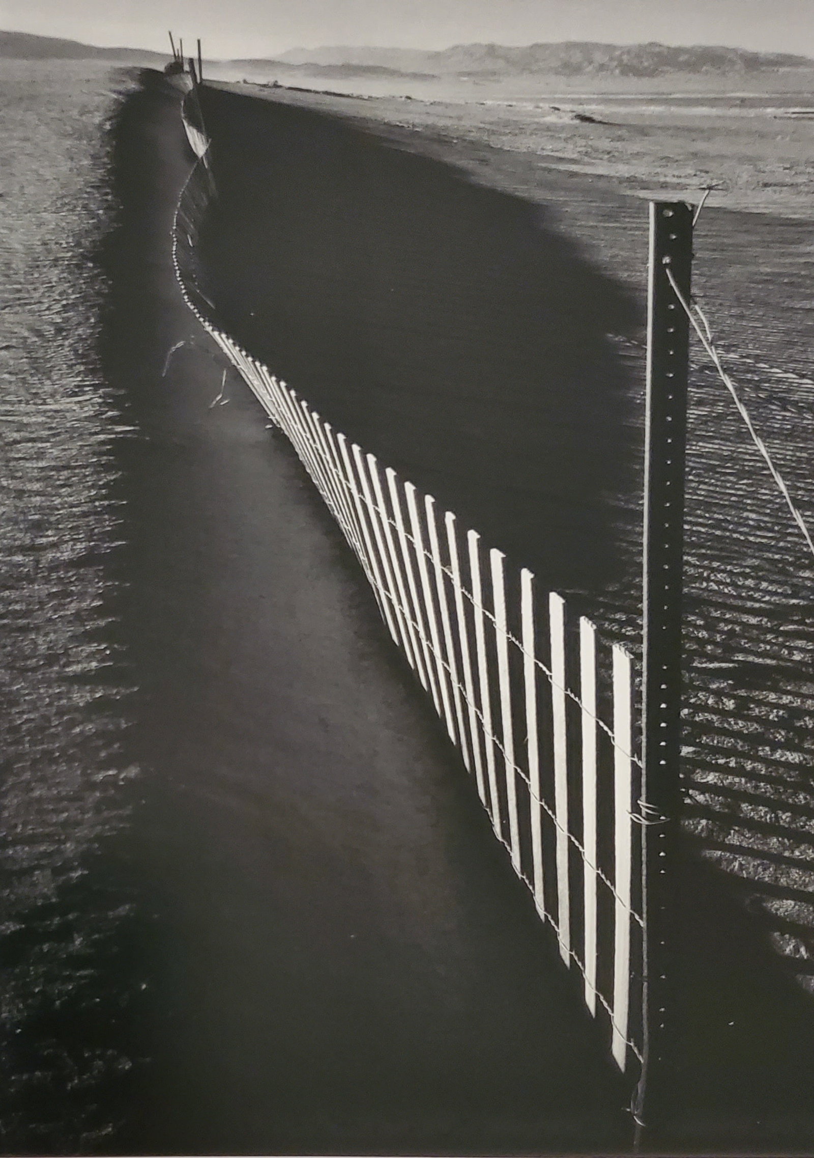 Ansel Adams, Sand Fence, Near Keeler, California, 1948: Photographer: Ansel Adams (American, 1902 - 1984) - Internationally renowned American photographer. One of the most influential artists in photographic history. Title: "Sand Fence, Near Keeler, Califo