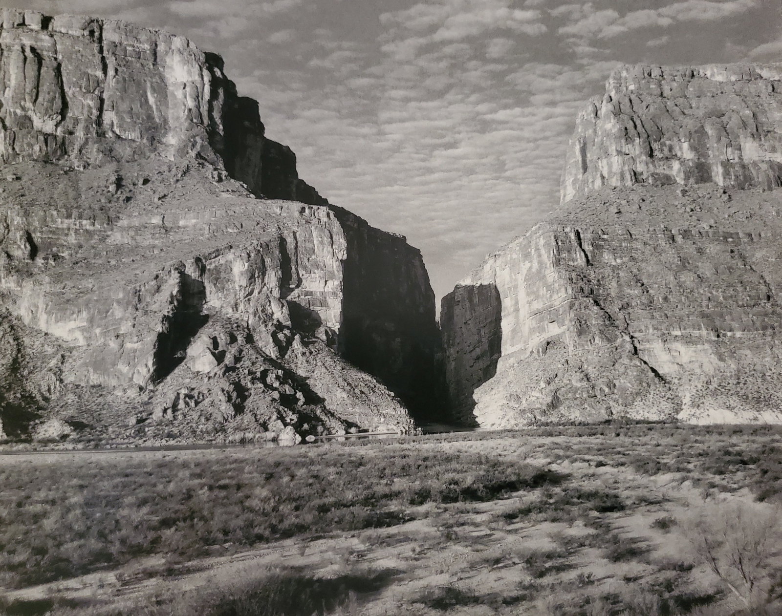 Ansel Adams, Santa Elena Canyon, Big Bend National Park, Texas, 1947 (1 of 1)
