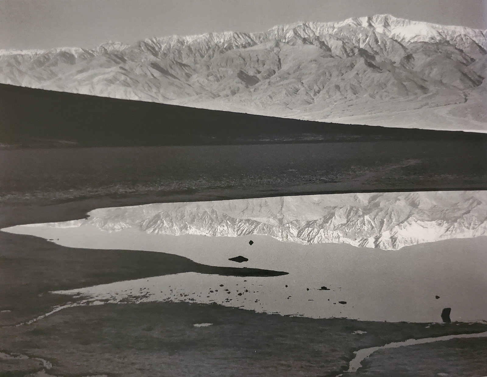 Ansel Adams, Sunrise, Badwater, Death Valley National Park, California, 1948: Photographer: Ansel Adams (American, 1902 - 1984) - Internationally renowned American photographer. One of the most influential artists in photographic history. Title: "Sunrise, Badwater, Death Valley